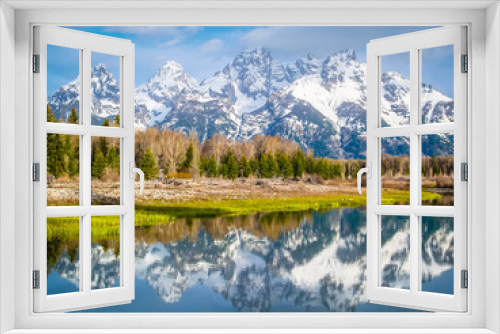 Fototapeta Naklejka Na Ścianę Okno 3D - Grand Téton national park
