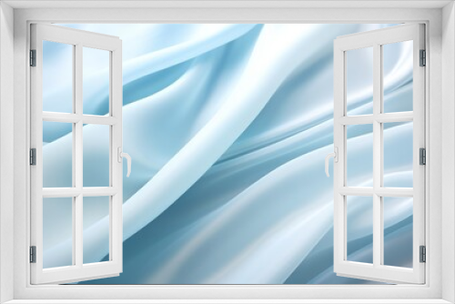 Background with flowing soft blue cloth