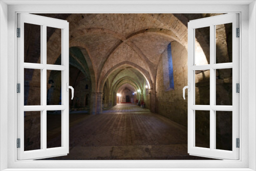 Fototapeta Naklejka Na Ścianę Okno 3D - Historic buildings of Rieti, Italy: Palazzo Vescovile