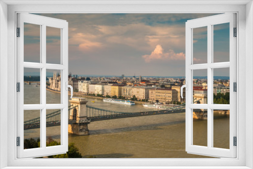 Budapest Hungary view from Castle Hill