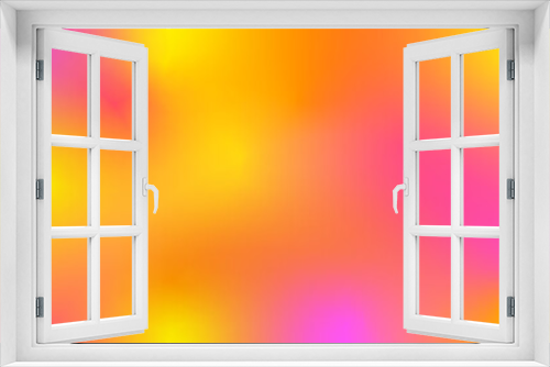 Vibrant Mesh Gradient with Blended Pink, Apricot, and Yellow Hues. Bright Abstract Background