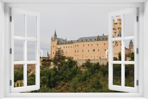 Fototapeta Naklejka Na Ścianę Okno 3D - photo Segovia Alcazar, Alcazar de Segovia spain europe