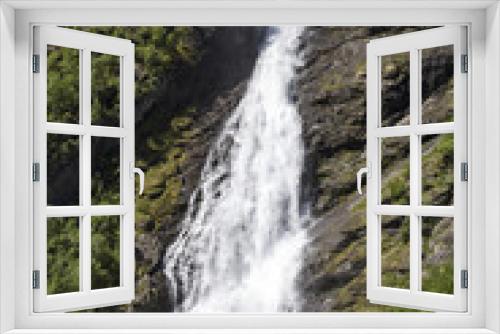 Fototapeta Naklejka Na Ścianę Okno 3D - Avdalsfossen