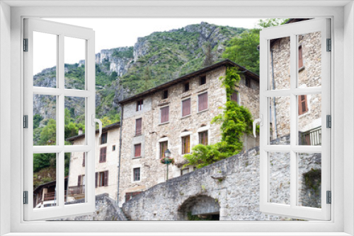 Fototapeta Naklejka Na Ścianę Okno 3D - most beautiful village in provence