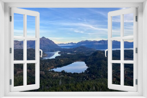 Fototapeta Naklejka Na Ścianę Okno 3D - Spectacular Vistas from Cerro Campanario, Argentina