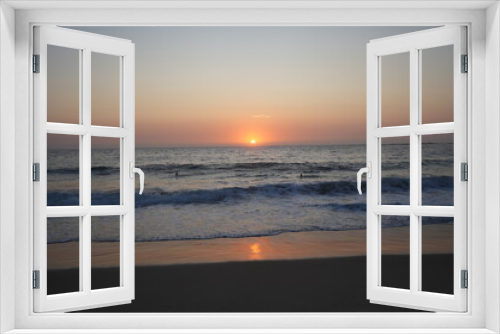 Fototapeta Naklejka Na Ścianę Okno 3D - Sunset at the beach, Bondi Beach, Sydney Australia 