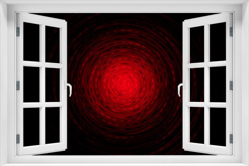 Fototapeta Naklejka Na Ścianę Okno 3D - Abstract red circle