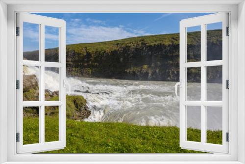 Fototapeta Naklejka Na Ścianę Okno 3D - Gullfoss waterfall