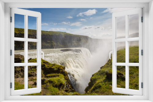 Fototapeta Naklejka Na Ścianę Okno 3D - Gullfoss waterfall