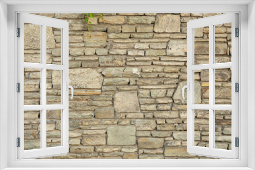 Fototapeta Naklejka Na Ścianę Okno 3D - stone wall background