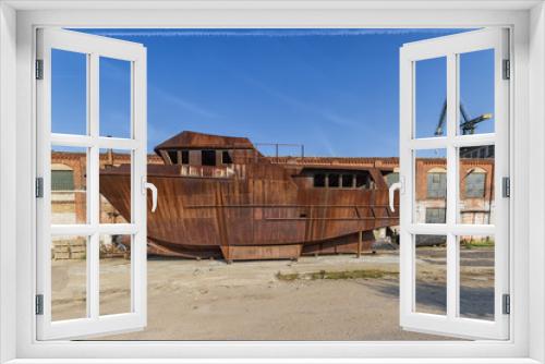 Fototapeta Naklejka Na Ścianę Okno 3D - The wreck of the ship