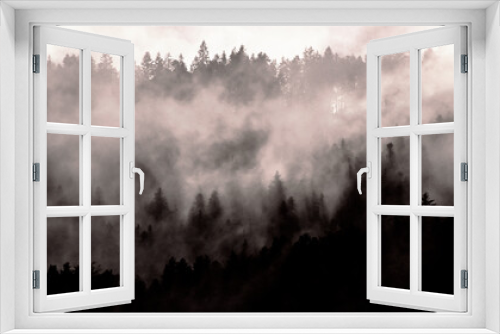 Fototapeta Naklejka Na Ścianę Okno 3D - Jour de pluie - 002