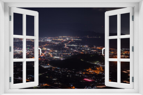 Fototapeta Naklejka Na Ścianę Okno 3D - 美しい夜景　香川県