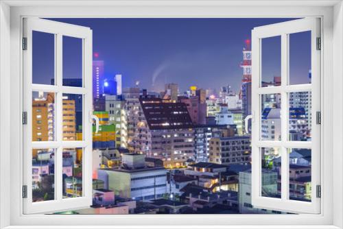 Fototapeta Naklejka Na Ścianę Okno 3D - Wakayama, Japan cityscape