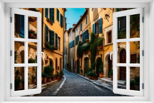 narrow street in the old town