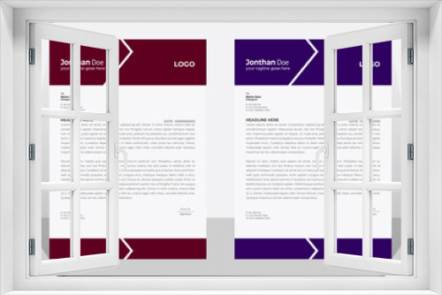 letterhead template design 