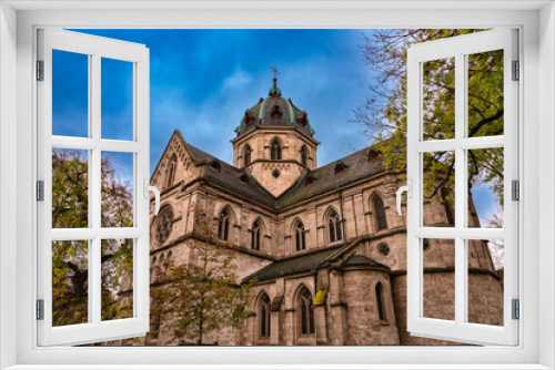 Fototapeta Naklejka Na Ścianę Okno 3D - Herz-Jesu-Kirche Weimar