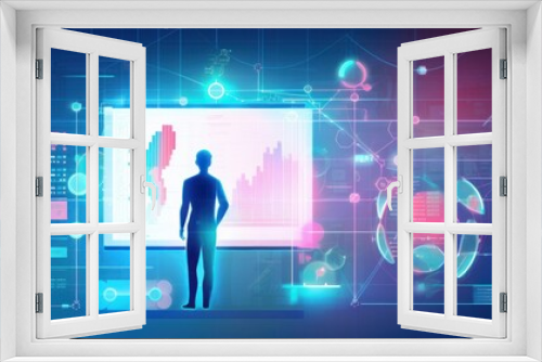 Health Tech and Health Care Analytics - Conceptual Illustration, Generative AI 