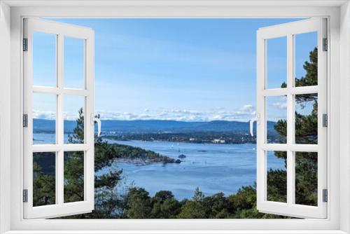 Fototapeta Naklejka Na Ścianę Okno 3D - Fjord.