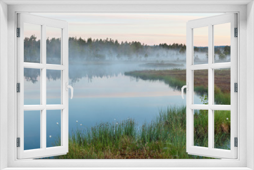 Fototapeta Naklejka Na Ścianę Okno 3D - Foggy morning