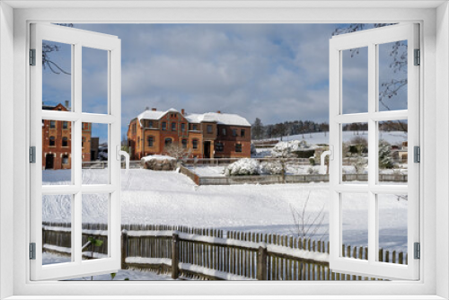 Fototapeta Naklejka Na Ścianę Okno 3D - Winterlandschaft Vogtland - Eindrücke um Erlbach