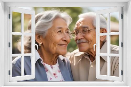 portrait of couple outdoors