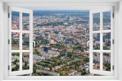 Fototapeta Naklejka Na Ścianę Okno 3D - Vilnius - Luftaufnahme