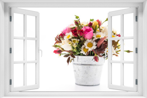 Fototapeta Naklejka Na Ścianę Okno 3D - Flower bouquet isolated on white