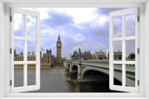 Fototapeta Naklejka Na Ścianę Okno 3D - Big Ben and House of Parliament , London