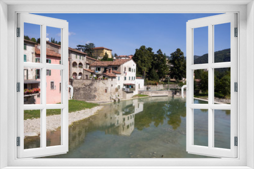 Fototapeta Naklejka Na Ścianę Okno 3D - Fiume Marengo a Santa Sofia, Toscana