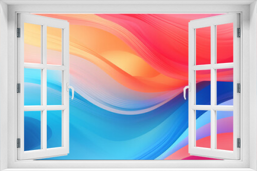 Colorful geometric background. Liquid color background design. Fluid shapes composition