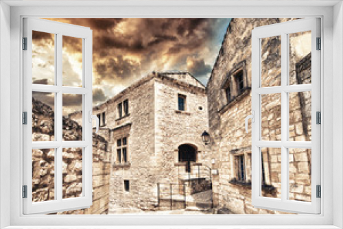 Fototapeta Naklejka Na Ścianę Okno 3D - Les Beaux de Provence, France - Medieval homes