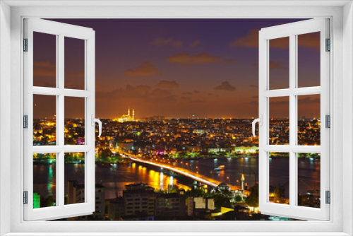 Fototapeta Naklejka Na Ścianę Okno 3D - Istanbul sunset