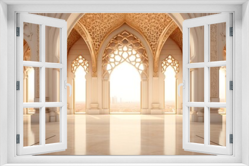 elegant grand mosque door arch