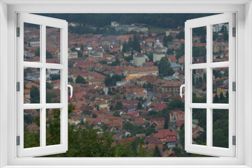 Brasov, Romania, Schei district view from the top