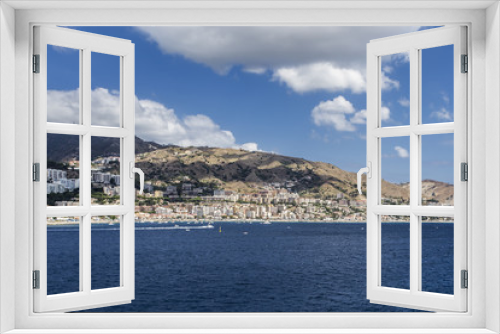 Fototapeta Naklejka Na Ścianę Okno 3D - Stretto di Messina