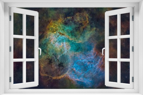Fototapeta Naklejka Na Ścianę Okno 3D - Lion nebula 7