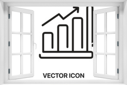 Graphic icon vector. Linear-style sign for mobile concept and web design. Graphic symbol illustration. Pixel vector graphics - Vector.