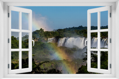 Fototapeta Naklejka Na Ścianę Okno 3D - Cascada Iguazu Amplia 2