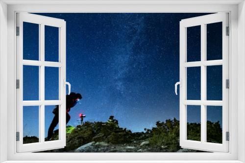 Fototapeta Naklejka Na Ścianę Okno 3D - Fotografiando la Via Lactea
