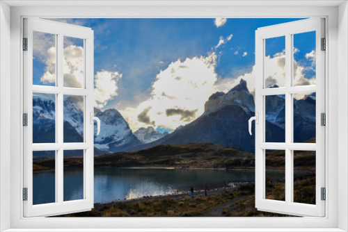 Fototapeta Naklejka Na Ścianę Okno 3D - Parque Nacional Torres del Paine, Chile