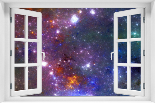 Fototapeta Naklejka Na Ścianę Okno 3D - Colorful stars backgrouns