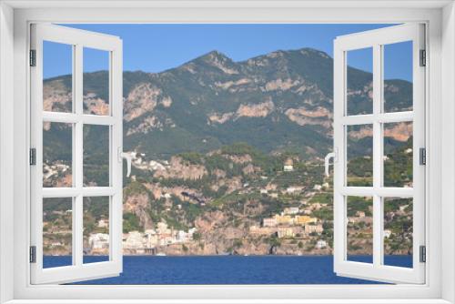 Fototapeta Naklejka Na Ścianę Okno 3D - Malowniczy widok na  Atrani, wybrzeże amalfickie, Włochy