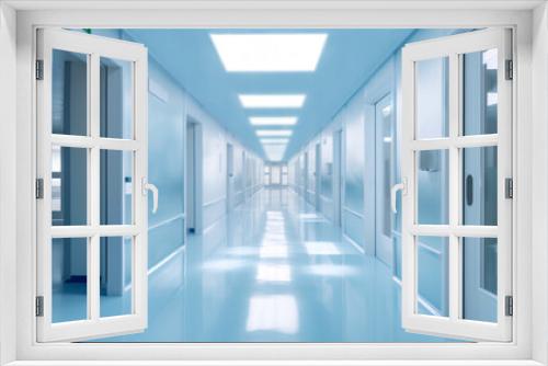 Abstract Medical Background. Blurred Іnterior of Hospital.