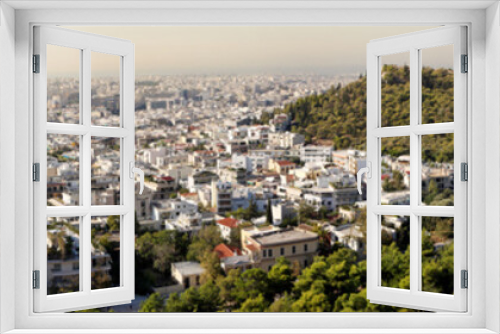 Fototapeta Naklejka Na Ścianę Okno 3D - Panorama of Athens in Greece