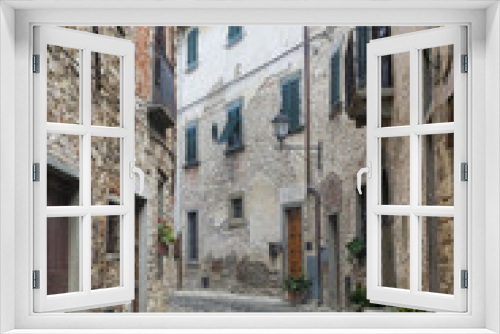 Fototapeta Naklejka Na Ścianę Okno 3D - Montefioralle (Chianti, Tuscany)