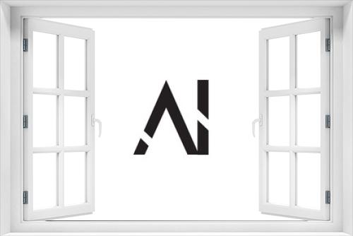 AI, IA , A ,I, Abstract Letters Logo Monogram	