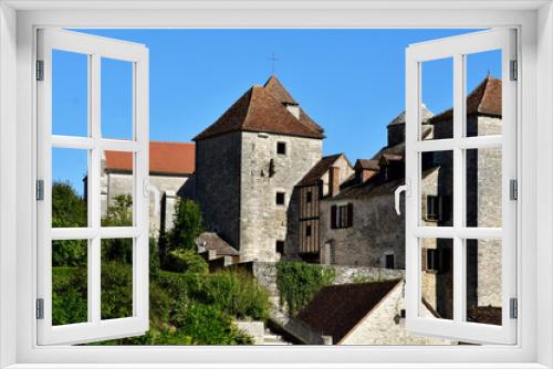 Fototapeta Naklejka Na Ścianę Okno 3D - Meyronne; France - october 7 2023 : the old village