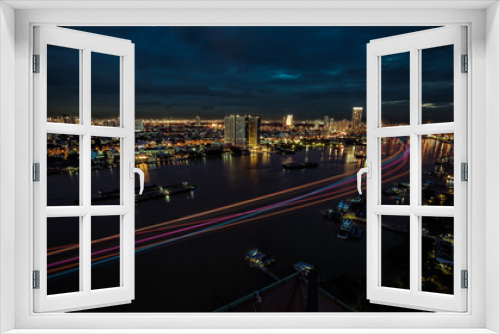 Fototapeta Naklejka Na Ścianę Okno 3D - Chao Phraya River