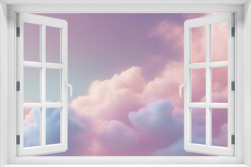 Pastel sky, cloud, and sunlight. color gradient background. 